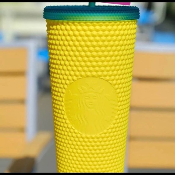Starbucks Pineapple Studded Tumbler Cold Cup 24oz Venti Hawaii Exclusive NWT - Picture 3 of 9